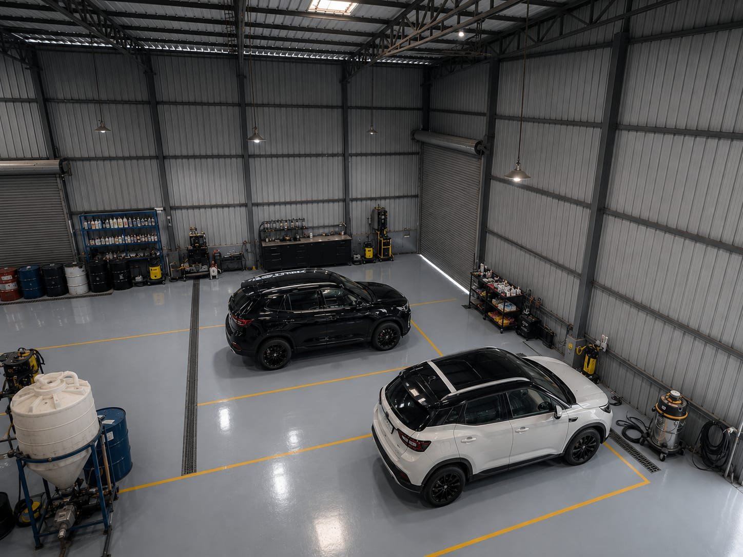 Crystal Primex industrial flooring project