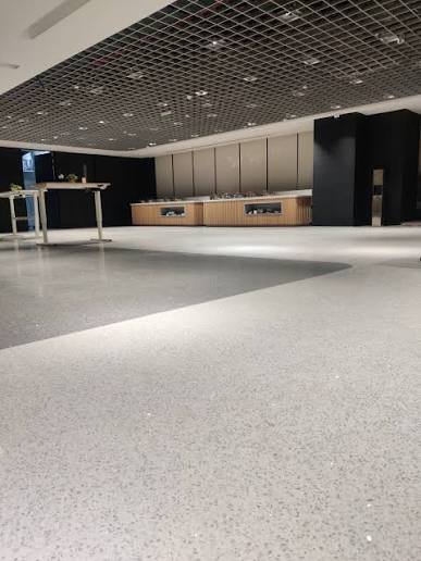 Decorative epoxy flooring